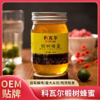自有蜂場(chǎng)科瓦爾椴樹蜂蜜 東北農(nóng)家自產(chǎn)土蜂蜜 一件代發(fā)500g瓶裝