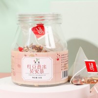 紅豆薏米茶系列定制 赤小豆芡實(shí)薏米茶 袋泡茶三角包OEM貼牌代工