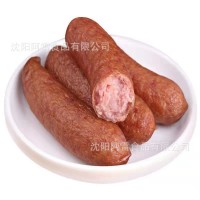 阿雷450g哈爾濱風味紅腸5支獨立包裝碳烤腸熟食香腸