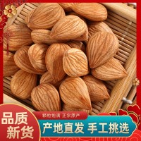 杏仁堅果批發(fā)新貨5g殼甜杏仁生熟南休閑食承德特產(chǎn)2g量大從優(yōu)包郵