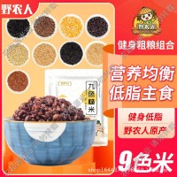 當季新米東北九色糙米粗糧餐低脂批發(fā)廠家直發(fā)代發(fā)谷物粗糧飯5斤