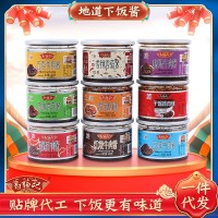 葛福記 廠家供應(yīng)辣椒醬拌飯香菇醬牛肉醬干煸辣肉絲下飯醬400g