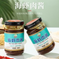 海蝦肉醬 精全辣椒醬海鮮蝦醬速食火鍋蘸調(diào)料下飯拌飯醬