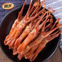 甌龍秘鹵大鴨舌 溫州特產(chǎn)小吃醬鴨舌辦公室鹵味零食小包裝50g