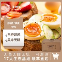 圣迪樂(lè)村山春牧場(chǎng)40枚好食蛋 無(wú)腥味無(wú)菌蛋無(wú)抗無(wú)菌新鮮雞蛋順豐