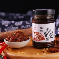 河南特產(chǎn)200g裝甜辣鮮椒醬山藥醬廠家直銷辣椒醬美味可口老家味道
