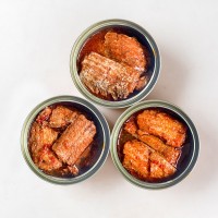 大連渤海五香帶魚罐頭150g常溫即食帶魚中段下飯罐頭電視購物同款