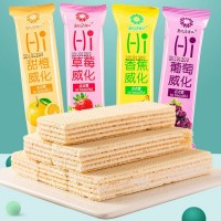 代發(fā)網(wǎng)紅果味威化餅干老式代餐夾心餅干休閑零食散裝批發(fā)整箱
