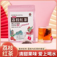 荔枝紅茶源頭廠家支持一件代發(fā)水果茶網紅茶代用調味三角包冷泡熱