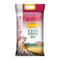 金龍魚東北虎林長粒香米5KG 東北大米10斤裝 家用長粒香米