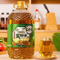 5L小榨純香菜籽油壓榨二級(jí)菜籽油工廠直銷(xiāo)包郵