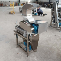 大型果蔬加工設(shè)備 瓜果蔬菜打汁設(shè)備 多種破碎螺旋榨汁機(jī)