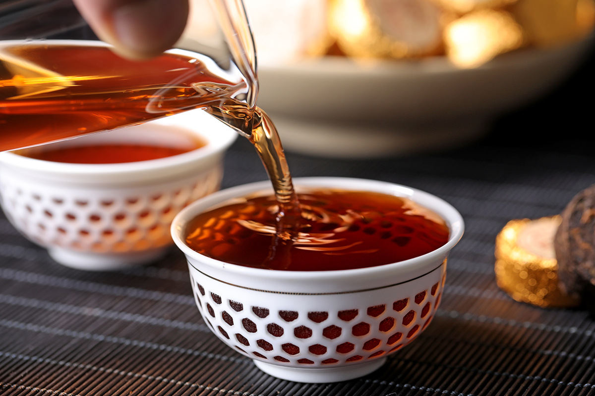 陳年小圓磚熟茶 (19)