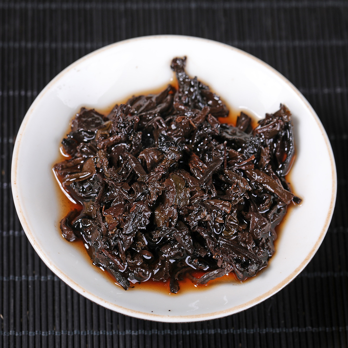 陳年小圓磚熟茶7