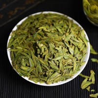 龍井茶2023新茶豆香型特級明前龍井綠茶散裝茶葉批發(fā)500克春茶