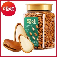 百草味-罐裝東北松子500g健康干果手剝開口堅果孕婦營養(yǎng)零食小吃