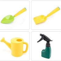 兒童園藝工具組合套裝十一件套戶外園林勞作種植花草挖沙塑料工具