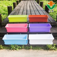 種菜盆陽臺家庭蔬菜花盆家用塑料種菜盤長方形種菜神器草莓種植盆