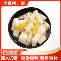 湖北特產(chǎn)400g袋裝酸辣味泡藕尖泡藕帶泡椒藕芽涼菜下飯菜整箱批發(fā)