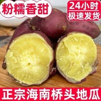 海南澄邁橋頭地瓜富硒新鮮番薯產(chǎn)地直銷(xiāo)農(nóng)家沙地板栗紅薯一件代發(fā)