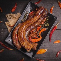 休閑肉類小零食烤脖香辣烤脖真空獨立小包裝48g/袋批發(fā)一件代發(fā)
