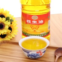 濃香花生油5斤油桶裝炒菜壓榨花生油 食用花生油家用裝植物油炒菜