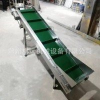 河南小型不銹鋼提升機(jī)擋板皮帶輸送帶調(diào)速電機(jī)傳送帶移動(dòng)式上料機(jī)