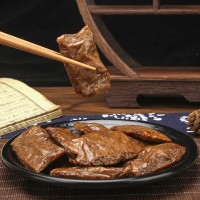 烤肉豆干500G手撕烤肉豆脯網(wǎng)紅零食夾肉豆干夾筍素肉 廠家直銷