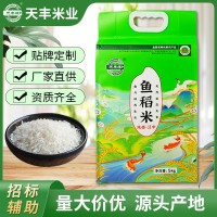 漢中天豐緣?mèng)~稻米定制大米香米新米源頭廠家新米5kg真空包裝批發(fā)