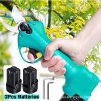 21V 無(wú)繩修剪器電動(dòng)修剪剪切機(jī)高效果樹(shù)盆景花園剪刀與鋰離子電池