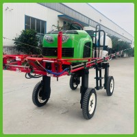 農(nóng)用莊稼地打藥植保機 供應(yīng)四輪打藥撒肥機 水旱兩用四輪打藥機