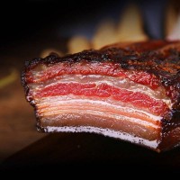 【臘制品】 辰溪縣煙熏五花臘肉土豬肉不咸學(xué)校單位專供包郵500g