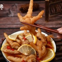 大口饞 保質期9個月 鳳爪 袋裝 冷藏冷凍 鹵味 檸檬雞爪 休閑食品