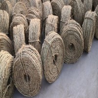 樹(shù)木綠化移栽用保溫防護(hù)稻草繩 粗細(xì)均勻柔韌性好