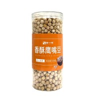 香酥鷹嘴豆500g罐大粒鹽炒鷹嘴豆即食下酒菜休閑堅果炒貨零食豆