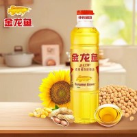 金龍魚(yú)黃金比例調(diào)和油400ml家用商超同款小瓶裝炒菜烹飪食用油
