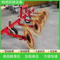 多功能四輪拖拉機后懸掛翻草機秸稈牧草翻曬摟草靶子曬草機翻草機