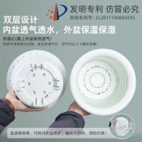 跨境美蒔控根花盆塑料盆大花盆樹(shù)脂盆創(chuàng)意透氣雙層仿瓷花盆批發(fā)
