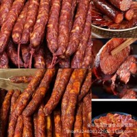四川煙熏麻辣豬肉香腸廣式麻辣五香臘腸批發(fā)江湖展會(huì)趕集跑量貨源
