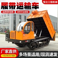 爬山虎運(yùn)輸車加裝自備隨車吊機(jī)履帶運(yùn)輸車3-5噸全地形履帶車6-8噸