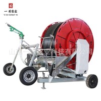 移動自走卷盤式噴灌機(jī)絞盤澆地定制30米桁架75-300水渦輪電回收