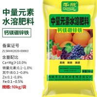 廠家批發(fā)中微量元素水溶肥 果樹(shù)蔬菜鈣鎂硼鋅鐵 中量葉面 肥肥料