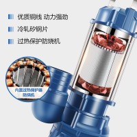 泥漿泵不銹鋼潛水泵切割式污水泵220V家用抽糞泥漿泵養(yǎng)豬場(chǎng)排污泵