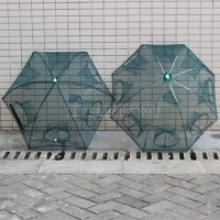 自動折疊魚網(wǎng)蝦米籠黃鱔泥鰍漁籠傘網(wǎng)漁具