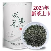 紫陽(yáng)綠茶紫陽(yáng)翠峰毛尖濃香炒青茶安康特產(chǎn)100g一袋包郵