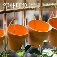 園藝掛鉤花盆懸掛不銹鋼鉤子陽(yáng)臺(tái)防盜網(wǎng)紅陶瓷盆花架掛式置物架