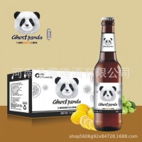 熊貓精釀白啤酒275ml*24瓶整箱批發(fā)夜場酒吧餐飲小瓶果味啤酒